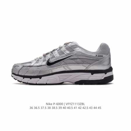 公司级 耐克 Nike 男女子休闲运动鞋p-6000Premium 轻便舒适透气防滑缓震耐磨跑步鞋。P-6000 是一款植根于 2000 年代风格的混合款式，让 - 点击图像关闭