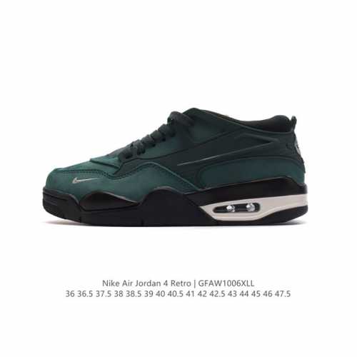 公司级 耐克 Nike Air Jordan 4 Retro Og 低帮 迈克尔 乔丹aj4代乔4 复古休闲运动文化篮球鞋。秉承轻量化的速度型篮球鞋设计思想完成