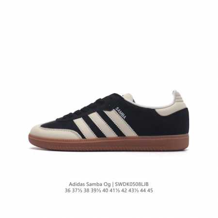 阿迪达斯 德训鞋 Adidas Originals Samba Og Shoes 经典运动鞋小白鞋 T头鞋 男女板鞋 彰显休闲摩登风情的时尚经典鞋。它诞生于50 - 点击图像关闭