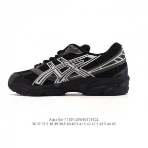 Asics 亚瑟士 新款情侣健步减震复古鞋Gel-1 男女时尚透气运动潮流耐磨休闲鞋 。选用网眼与皮革相接，复古而富有层次感。网布搭配银色金属感线条，虎爪 Lo