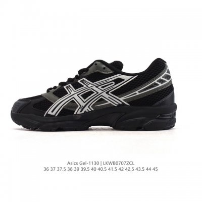 Asics 亚瑟士 新款情侣健步减震复古鞋Gel-1 男女时尚透气运动潮流耐磨休闲鞋 。选用网眼与皮革相接，复古而富有层次感。网布搭配银色金属感线条，虎爪 Lo