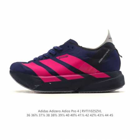 公司级 阿迪达斯 Adidas Adizero Adios Pro 4 舒适防滑耐磨 低帮 休闲跑步鞋 男女款厚度增高老爹鞋 2025年，Adidas推出了Ad - 点击图像关闭