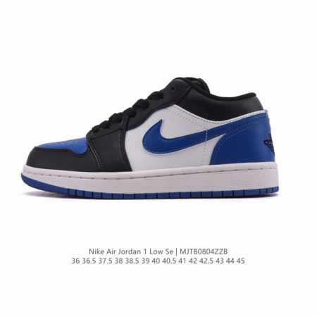 耐克 乔丹Air Jordan 1 Low Aj1 乔1 乔丹1代Aj1 低帮复古文化休闲运动篮球鞋。从1985 年面世的元年款汲取设计灵感，采用简洁大方的经典 - 点击图像关闭