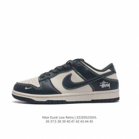 耐克 Nike Dunk Low Retro 运动鞋复古板鞋，作为 80 年代经典篮球鞋款，起初专为硬木球场打造，后来成为席卷街头的时尚标杆，现以经典细节和复古 - 点击图像关闭