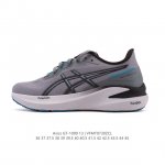公司级 亚瑟士Asics Gt- 0 13代 男女同款鞋黑武士稳定支撑缓震运动鞋跑步鞋 舒适透气低帮运动鞋轻质缓震支撑抗训练运动鞋尺码：36-45含半码编码：V