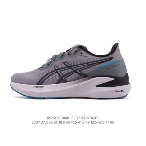 公司级 亚瑟士Asics Gt- 0 13代 男女同款鞋黑武士稳定支撑缓震运动鞋跑步鞋 舒适透气低帮运动鞋轻质缓震支撑抗训练运动鞋尺码：36-45含半码编码：V