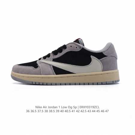 170 【头层皮】真标 耐克/Nike Air Jordan 1 Low Og Sp"Military Blue"Aj1乔1倒勾低帮篮球鞋 Aj1 乔丹1代 A - 点击图像关闭
