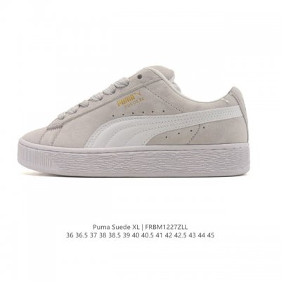 彪马 puma 休闲板鞋 Suede Xl系列经典厚底防滑耐磨舒适透气运动鞋 新年穿有型 时尚 穿搭 球鞋 穿搭 时尚 潮流 面包鞋 puma面包鞋，情侣必
