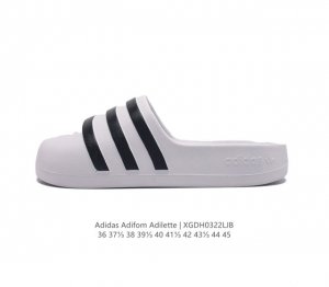 阿迪达斯adidas Adilette Clog夏季时尚舒适男女士包头凉拖鞋 高品质 厚底增高一字拖鞋沙滩鞋 休闲运动拖鞋 脚极感致舒适 类型 男女鞋 货号 H