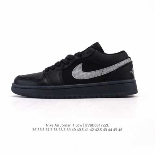 耐克 乔丹Air Jordan 1 Low Aj1 乔1 乔丹1代Aj1 低帮复古文化休闲运动篮球鞋 从1985 年面世的元年款汲取设计灵感 采用简洁大方的经典