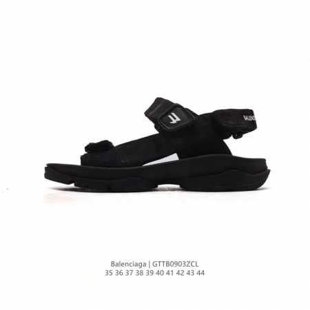 公司级balenciaga Tourist Sandals 巴黎世家 男女士凉拖鞋 沙滩鞋 走秀新款凉鞋 Ae版顶级纯原balenciaga 巴黎世家 Trac - 点击图像关闭