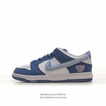 nike 耐克 耐克 Sb 采用皮革拼接固色皮材质，正确eva发泡缓震中底组合rb橡胶外底耐克nike Sb Dunk Low 扣篮系列低帮休闲运动滑板板鞋 类 - 点击图像关闭