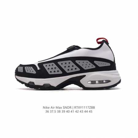 公司级 耐克 Max Snrd 气垫缓震运动跑步鞋 創新 Air Max Sndr 自 1999 年便走在時代尖端，如今強勢回歸，氣勢更勝以往。從鞋跟處的穩固貼 - 点击图像关闭