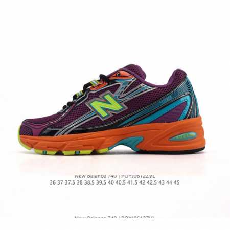 New Balance Mr740 Nb新百伦系列复古老爹风休闲运动慢跑鞋。采用轻质牛剖革拼接透气网眼衬垫织物鞋面材质 T-Beam大底提供足步弓支撑 保持步态 - 点击图像关闭