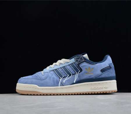 Adidas Originals Forum 84 Low经典复古休闲鞋 牛仔蓝 GW029817 36 36.5 37 38 38.5 39 40 40.5 - 点击图像关闭
