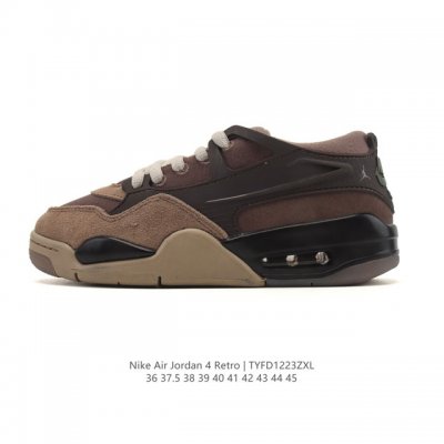 耐克 Nike Air Jordan 4 Retro Og迈克尔 乔丹Aj4代乔4 低帮复古休闲运动文化篮球鞋。秉承轻量化的速度型篮球鞋设计思想完成设计，降低重