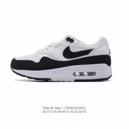 真标 耐克 Nike Air Max 1 男女子运动鞋 从法国建筑中汲取设计灵感，兼具运动风范和时尚格调，是此系列起初搭载 Air 的鞋款。疾速外观、经典缓震配 - 点击图像关闭
