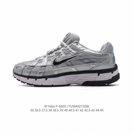 真标 耐克 Nike 男女子休闲运动鞋P-6000Premium 轻便舒适透气防滑缓震耐磨跑步鞋。P-6000 是一款植根于 2000 年代风格的混合款式，让人 - 点击图像关闭