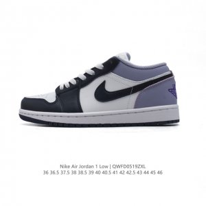 耐克 乔丹Air Jordan 1 Low Aj1 乔1 乔丹1代Aj1 低帮复古文化休闲运动篮球鞋。从1985 年面世的元年款汲取设计灵感，采用简洁大方的经典