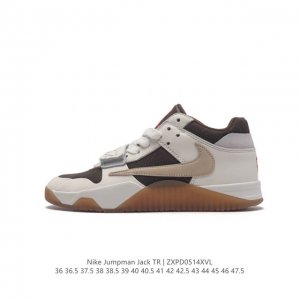 真标 Travis Scott 的 Jordan Jumpman Jack 训练鞋“Taupe Haze”亮相 Nike 耐克 新款jumpman 乔丹缓震运动