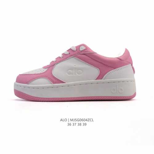 新品公司级 Alo Yoga Recovery Mode 舒适简约小白鞋 防滑耐磨 低帮 运动板鞋 女款 明星圈很火的Alo真的很贵气 质感一绝 鞋垫有一点厚度