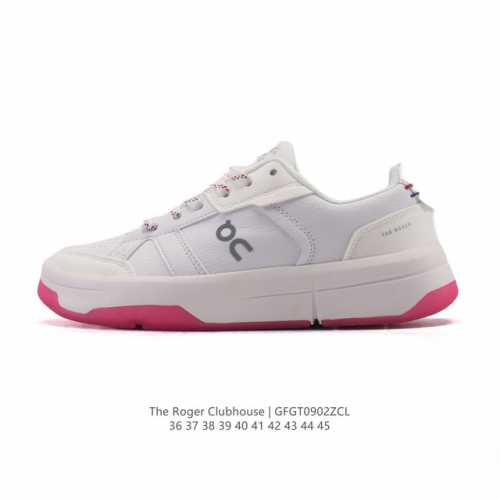 新品 The Roger Clubhouse On × 费德勒特别合作系列的最新鞋款 网球鞋 小白鞋，将是场下中最瞩目的运动休闲板鞋。 这个系列将舒适科技与时尚