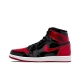真二层耐克 Nike Air Jordan 1 Retro High Og 乔丹一代aj1 乔1 Aj1 高帮篮球鞋复刻运动鞋 皮面高帮板鞋的设计灵感源自运动夹