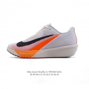 耐克 Nike Rival Fly 4 男子公路跑步鞋 低帮减震2025新款 厚底增高运动老爹鞋。前足 Air Zoom 缓震配置，缔造出众回弹的迈步体验和稳定