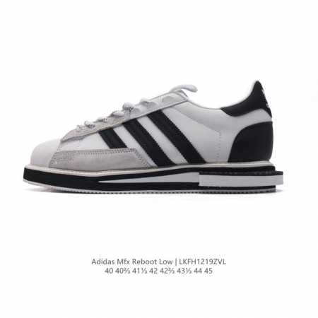 阿迪达斯adidas Originals Campus Mfx Reboot Low 模切工艺三叶草轻便低帮板鞋,Mfx Reboot Low 運動鞋，鞋款秉承 - 点击图像关闭