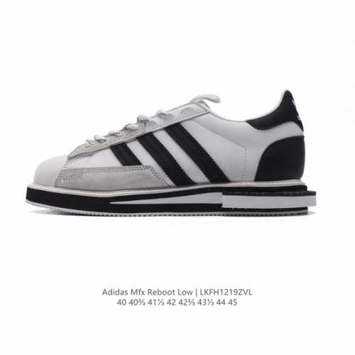 阿迪达斯adidas Originals Campus Mfx Reboot Low 模切工艺三叶草轻便低帮板鞋,Mfx Reboot Low 運動鞋，鞋款秉承