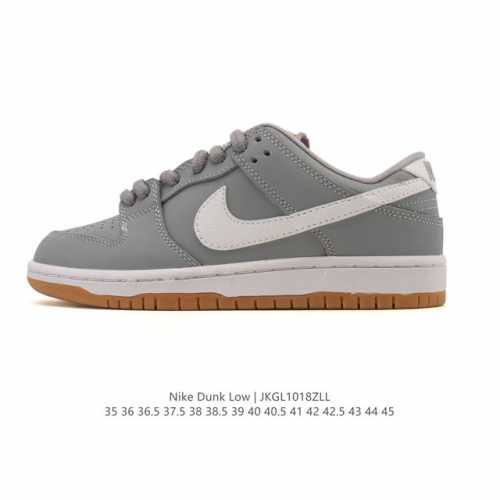 耐克 Nike Sb Dunk Low Pro 男女同款运动鞋复古板鞋，尽情迈步，彰显个性风采。采用柔软皮革鞋面，经久耐穿，塑就如元年款 Dunk 般的复古质感