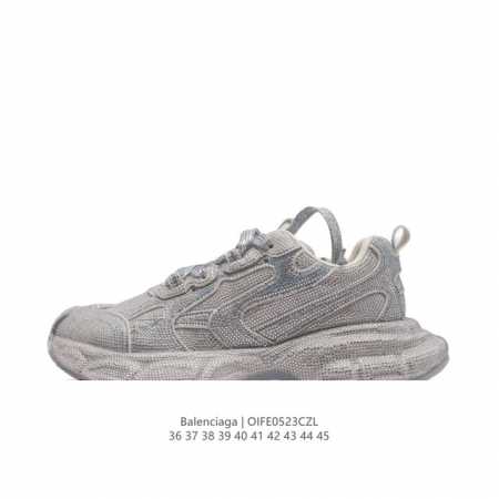 巴黎世家balenciaga Runner Sneaker 慢跑系列 满钻 低帮复古野跑潮流姥爹风百搭休闲运动慢跑鞋男女鞋原版一致配件防尘袋及附送鞋带#全部采用 - 点击图像关闭