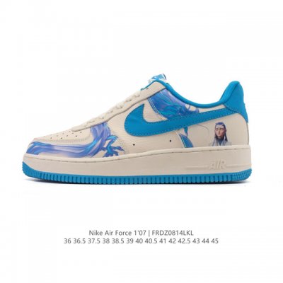 特价 耐克 Nike Air Force 1 '07 Low 空军一号含气垫 小白鞋 2025年新款 哪吒之魔童降世 敖丙 我命由我不由天！低帮百搭厚底增高休闲