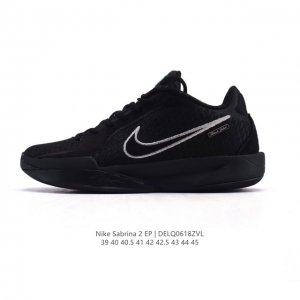 公司级 Nike耐克Sabrina 2 Ep 防滑耐磨 男子低帮减震实战篮球鞋 Sabrina Ionescu 的成功早已眾所周知。 她在場上能有這等表現，是因