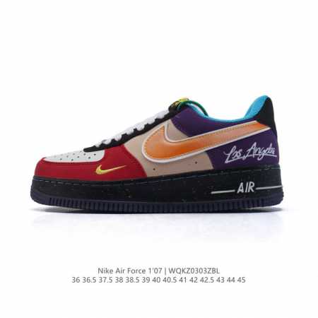 200 公司级【附赠送Logo清洁刷】Af1耐克 Nike Air Force 1 ‘07 Low 空军一号 厚底增高百搭休闲运动板鞋 原楦头原纸板 打造纯正空 - 点击图像关闭