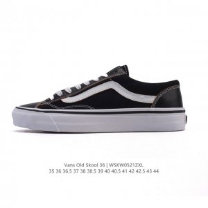 万斯 Vans Og Oid Skool百搭休闲低帮运动滑板鞋 其实Style 36就是现在风靡潮流的Vans鞋款Old Skool的Og版本 历经岁月洗礼的复