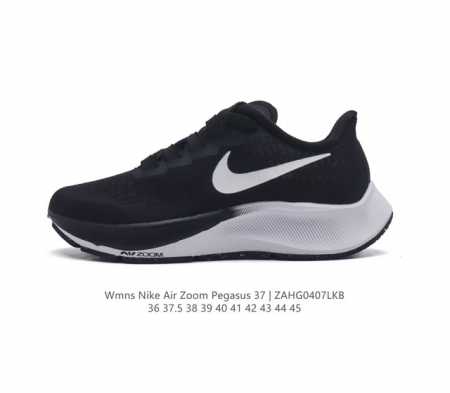 耐克 Nike Air Zoom Pegasus 37 登月跑鞋登月37代 马拉松 透气缓震疾速跑鞋超级飞马涡轮增压马拉松休闲运动慢跑鞋鞋。采用透气网眼鞋面搭配 - 点击图像关闭