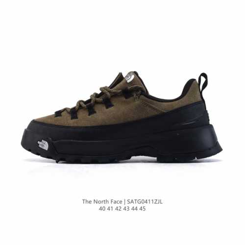 公司级 户外老爹运动鞋 The North Face 北面厚底增高跑步鞋 北脸男鞋护脚踝登山鞋 户外防水耐磨徒步鞋 。具有出色的抓地力和稳定性，在户外越野中勇往