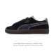 彪马 Puma Basket Heart Patent 男女士厚底增高休闲板鞋。Puma Basket以puma Suede为设计原型,1971年以篮球鞋为设计