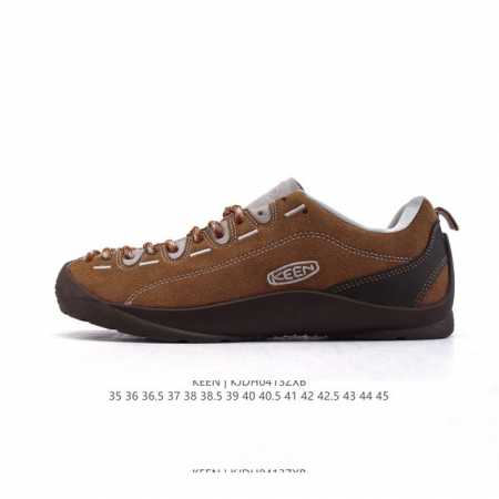 美国人气户外品牌-科恩Keen Jasper Rocks Sp贾斯珀都市系列复古低帮系带户外风露营徒步登山运动训练鞋 。原楦型开发纸版，采用固色翻毛皮鞋面材质， - 点击图像关闭