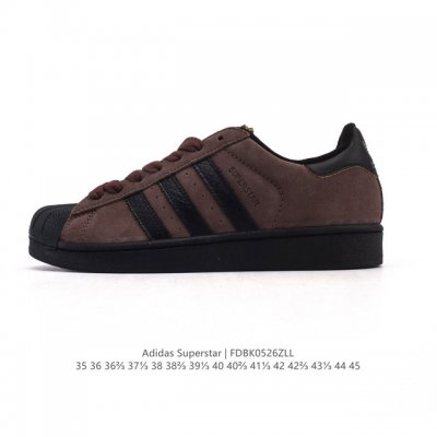 真标 阿迪达斯 Adidas Superstar 2025年新款鞋子 蛇年新款经典贝壳头系列 新款休闲板鞋潮流男女士运动鞋 鞋面柔软皮革拼接材质 标志性的贝壳鞋