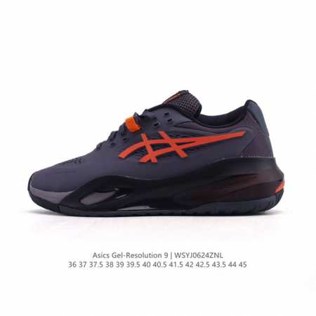 公司级 Asics亚瑟士新款Gel-Resolution 9 2E 稳定灵活宽楦网球鞋训练比赛专业网球运动鞋。亚瑟士Gel Resolution 9 是一款为快 - 点击图像关闭