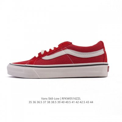 万斯 Vans Sk8-Low 经典款 小红书爆款低帮休闲帆布拼接硫化板鞋 工艺 硫化1:1 重量1:1 真标 原钢印 材质标 鞋型标 合格证 尺码 35 36