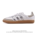 阿迪达斯 德训鞋 Adidas Originals Samba Og Shoes 经典运动鞋小白鞋 T头鞋 男女士板鞋 路易威登联名 彰显休闲摩登风情的时尚经典
