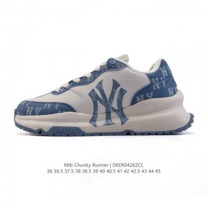 公司级 全新2025年新款，Ny美国榄球洋基队New York Yankees X Mlb Chunky Runner Liner 莱纳系列低帮厚底老爹风透气舒