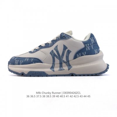 公司级 全新2025年新款，Ny美国榄球洋基队New York Yankees X Mlb Chunky Runner Liner 莱纳系列低帮厚底老爹风透气舒