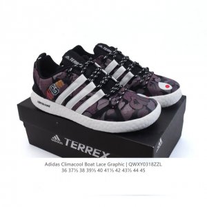 140 【公司级】阿迪达斯Adidas Climacool Boat Lace Graphic 水果涉水鞋爆米花慢跑鞋户外运动鞋。以干爽排汗，舒适透气和强抓地力