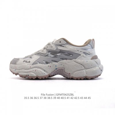 公司级 斐乐 男女同款老爹鞋 Fila Fusion 厚底增高百搭运动鞋 意大利百年经典运动品牌，网红单品 小红书推荐爆款 Fila斐乐新款小白鞋斐乐潮牌文化街