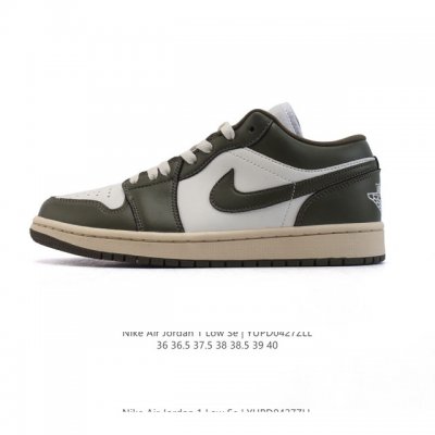 耐克 乔丹Air Jordan 1 Low Aj1 乔1 乔丹1代Aj1 低帮复古文化休闲运动篮球鞋。从1985 年面世的元年款汲取设计灵感，采用简洁大方的经典