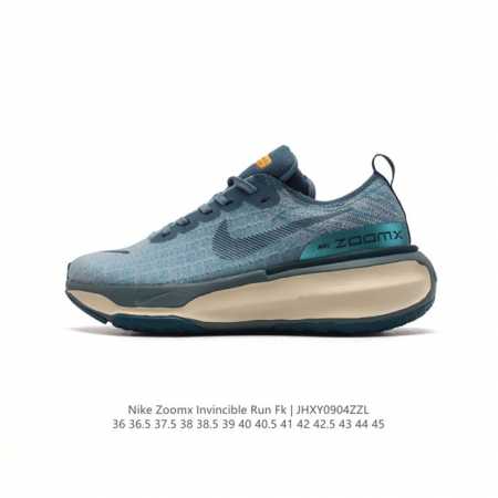 耐克 Nike Zoomx Invincible Run Fk 3 机能风格运动鞋 厚底增高老爹鞋。最新一代的invincible 第三代来了！首先鞋面采用的是 - 点击图像关闭